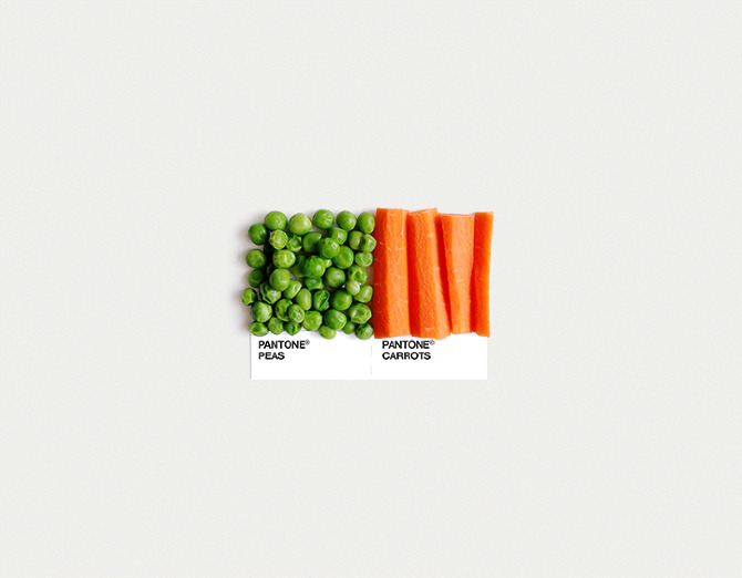 david schwen pantone pairings peas carrots